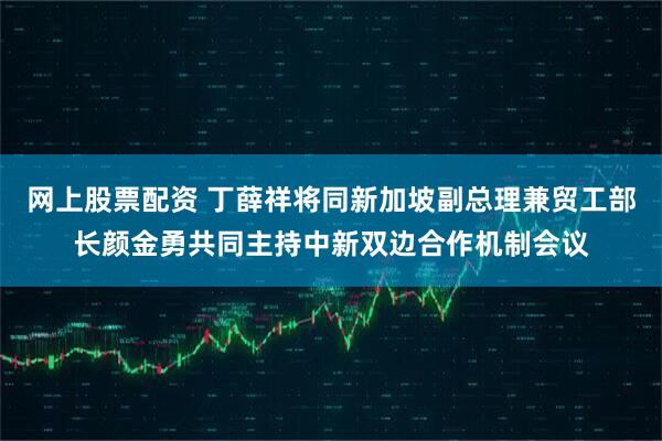 网上股票配资 丁薛祥将同新加坡副总理兼贸工部长颜金勇共同主持中新双边合作机制会议